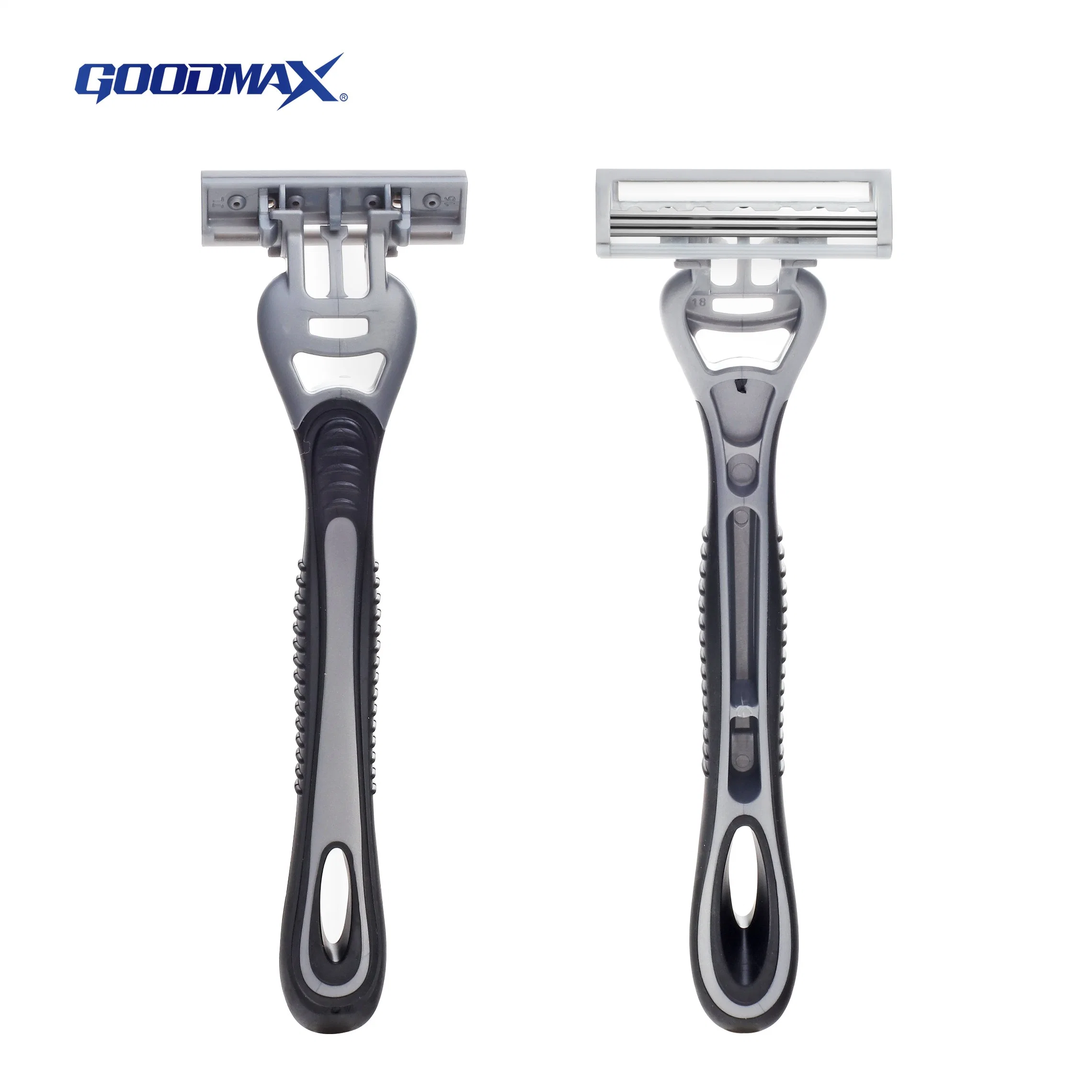 Cabezal suave pivotante 3 cuchillas afeitadora afeitadora de afeitado desechable Goodmax SL-3100t