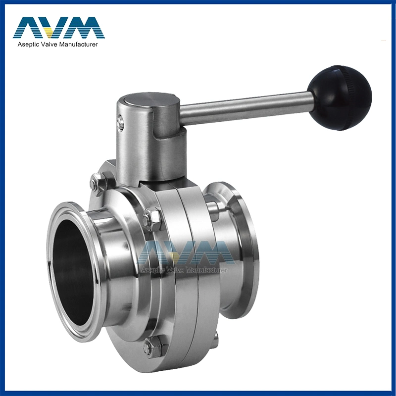 Stainless Steel SS316L Sanitary Butterfly Valves