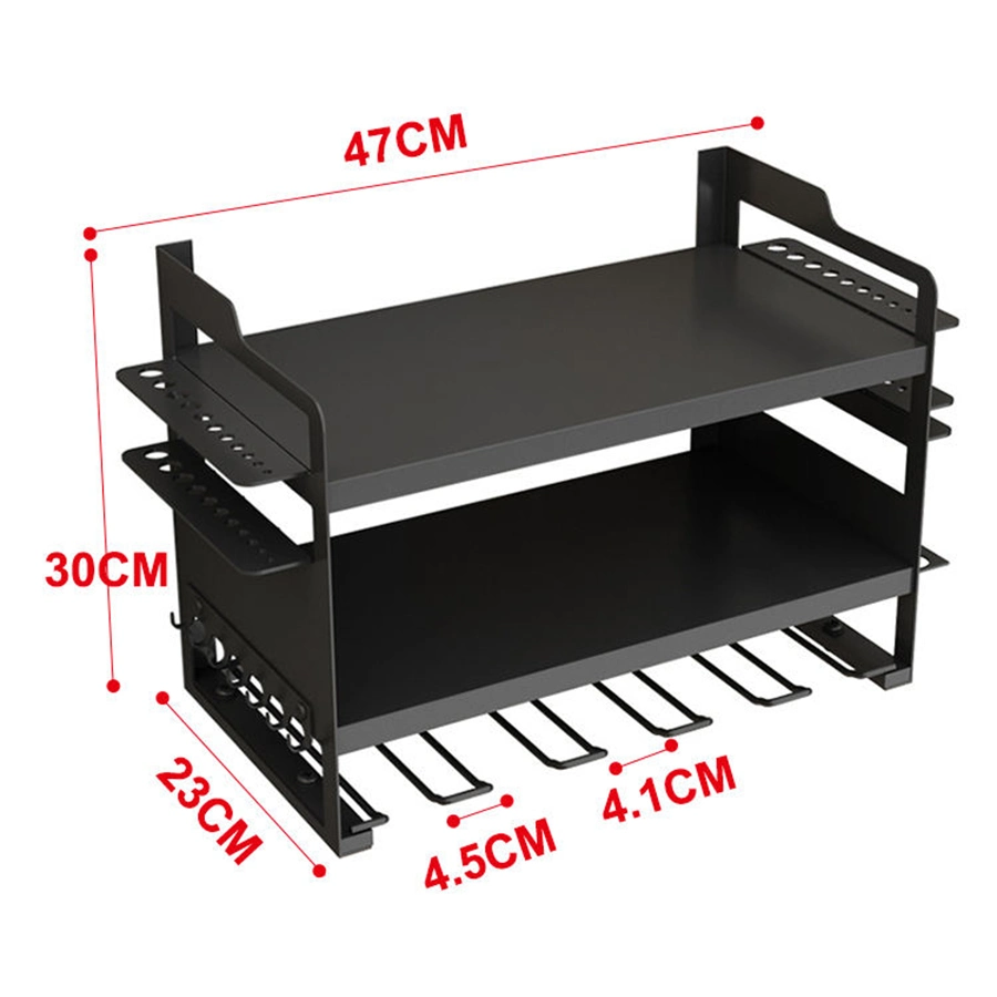 Jh-Mech Large Capacity Steel Drill Storage Rack