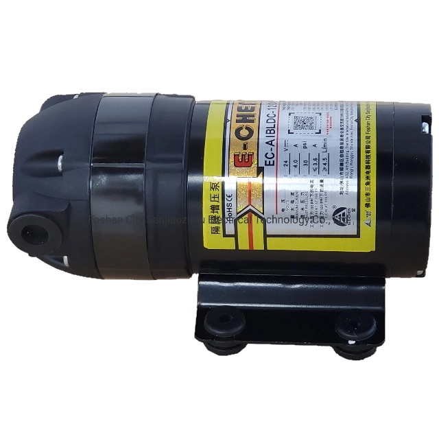 Brushless DC Motor Water Pump 1200gpd 4.5 L/Min@100psi Max 140psi