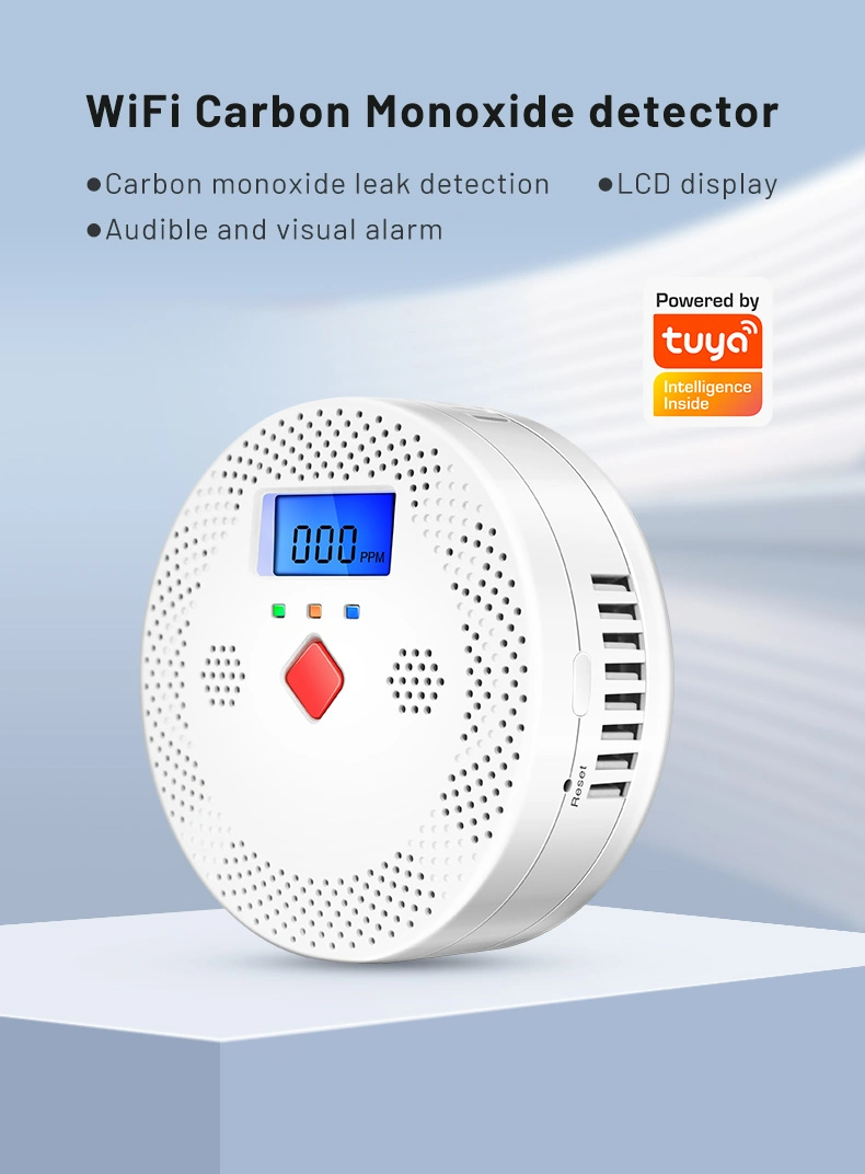 Tuya Smart Wireless Co Detector with APP Supported (ES-6400CO)