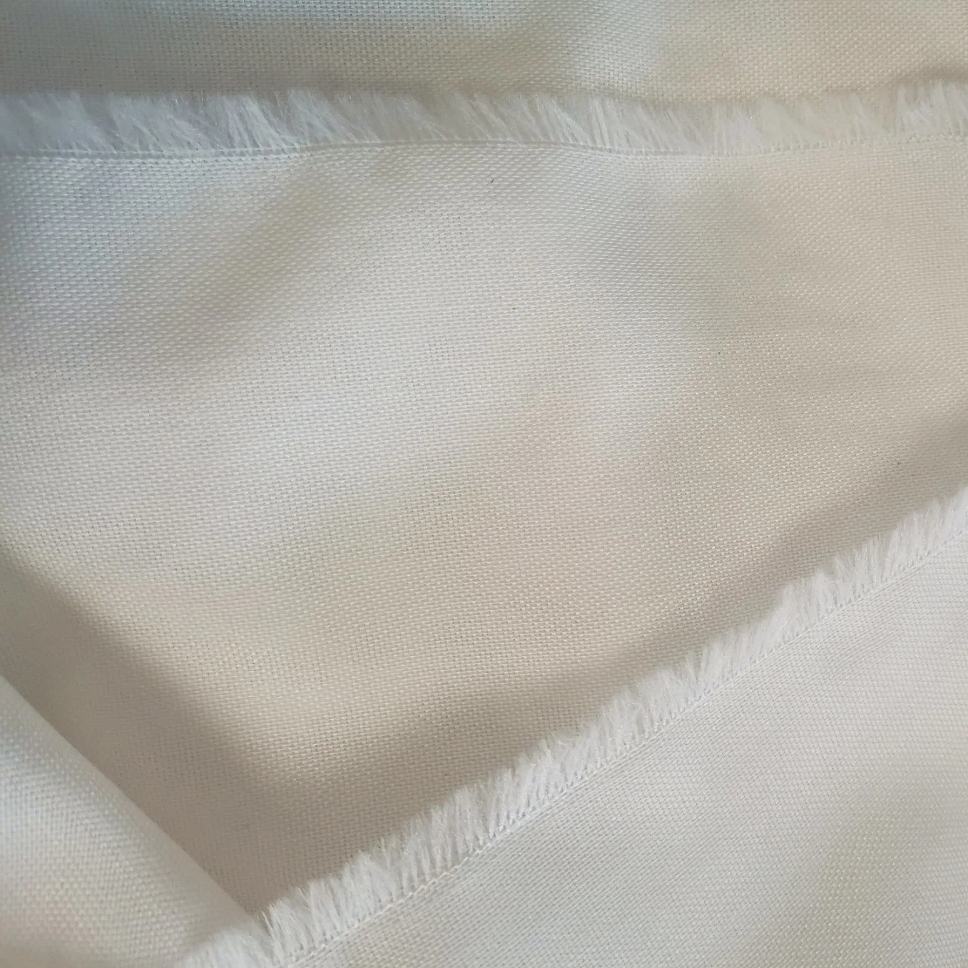 Tecido branco de poliéster tecido de algodão cinzento forte em rolo grande