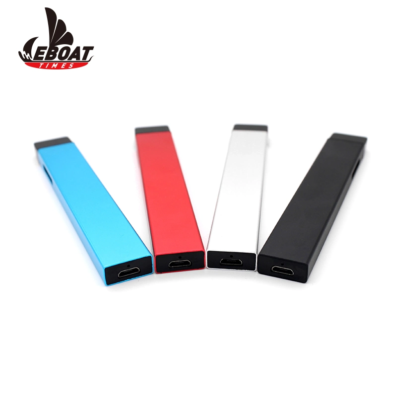 Personnaliser le logo 1.0ml Vape stylo jetable avec bobine en céramique 280mAh Batterie à recharger Hhc Vape Pod