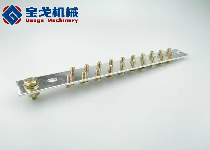 The Communication Box Connecting Tin Plated Copper Busbar with Screws