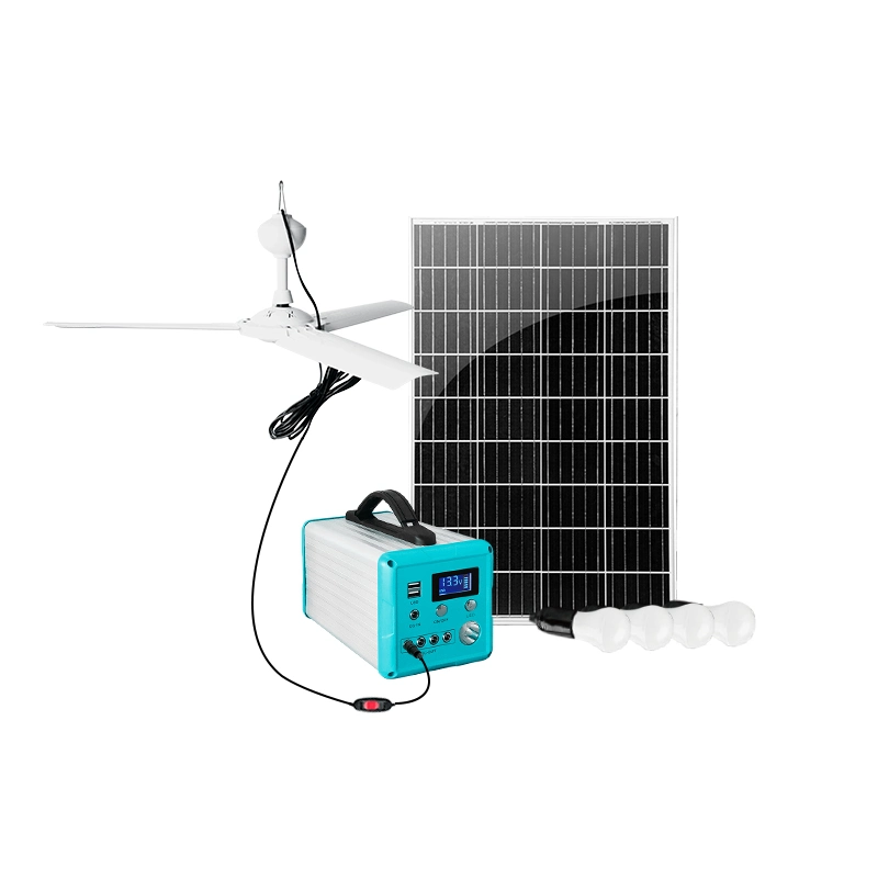 Mejor vendedor Luz de emergencia Inicio Power Panel antorcha pequeña Solar Kit de sistema Camping Linterna Banco de energía para teléfono móvil