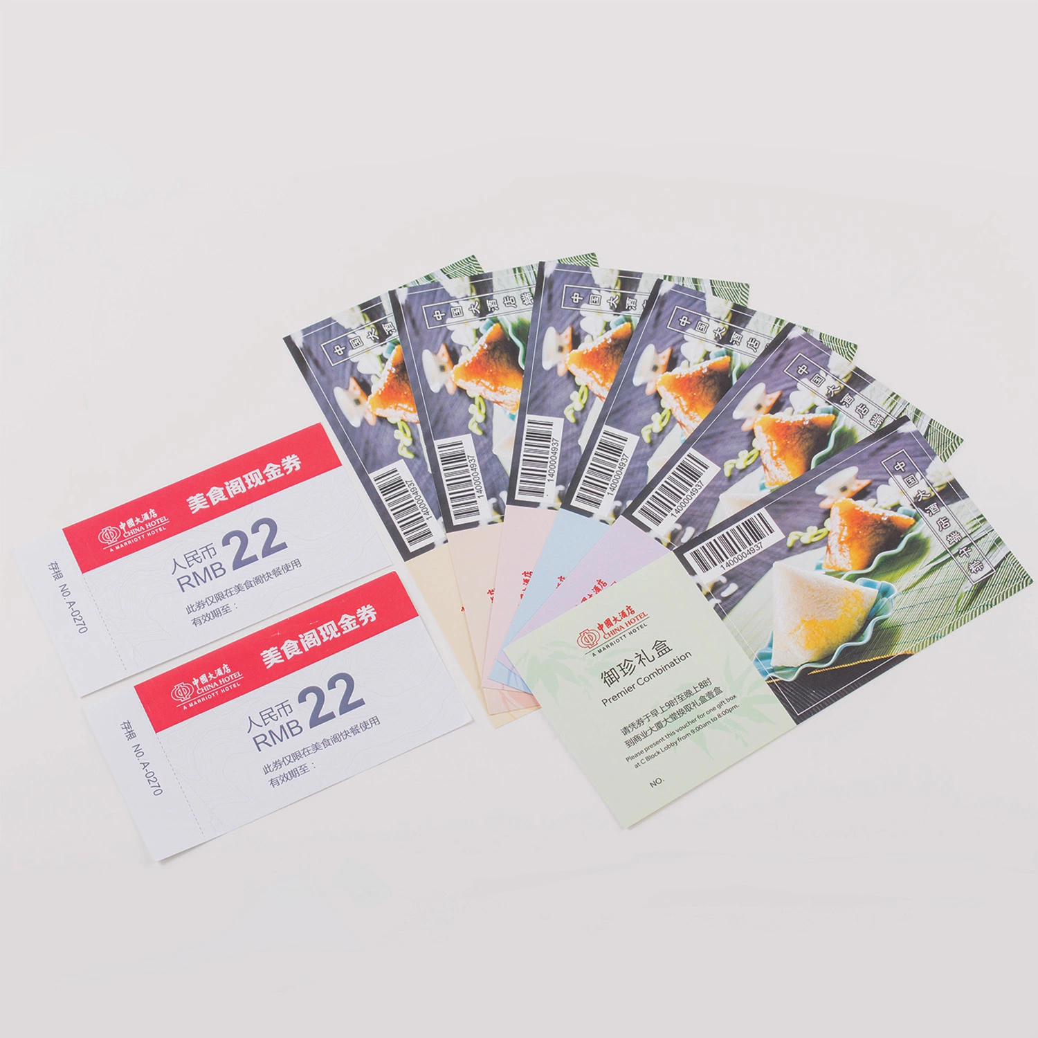 Custom Supeermarket and Restaurant Coupon Card for Promotion