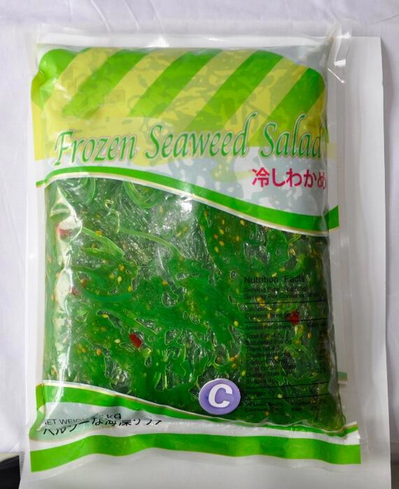 Salade d'algues assaisonnées congelées, Wakame