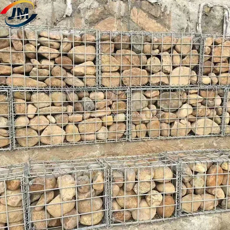 Soldado galvanizado Cesta/Gabion Gabion valla de malla de alambre Cesta piedra