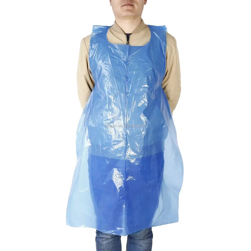 Disposable PE or Non-Woven Fabric Apron Waterproof Plastic Apron