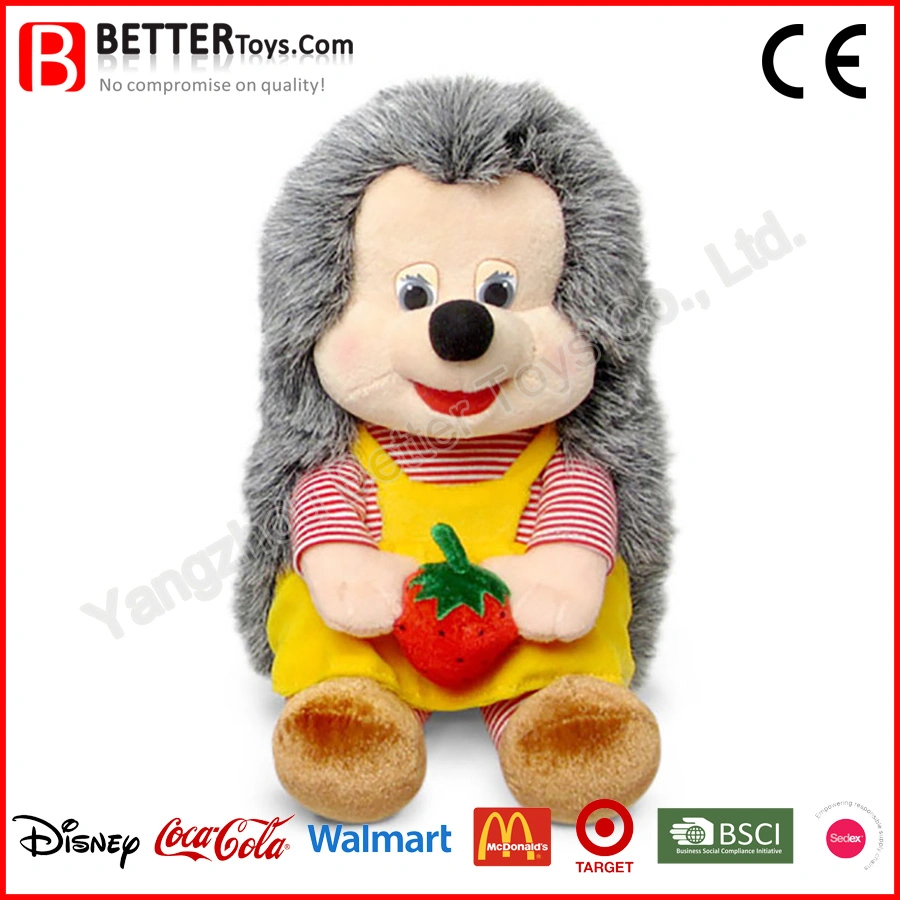 Beautiful Christmas Gift Cute Stuffed Animals Hedgehog for Baby Kids