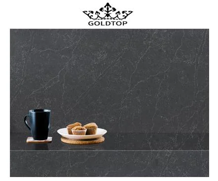 Quarz Expert Night Sunny Polished/Honed/Leather Finish Calacatta Stone Slabs/Tiles Artificial Quartz for Kitchen Table Tops Countertop