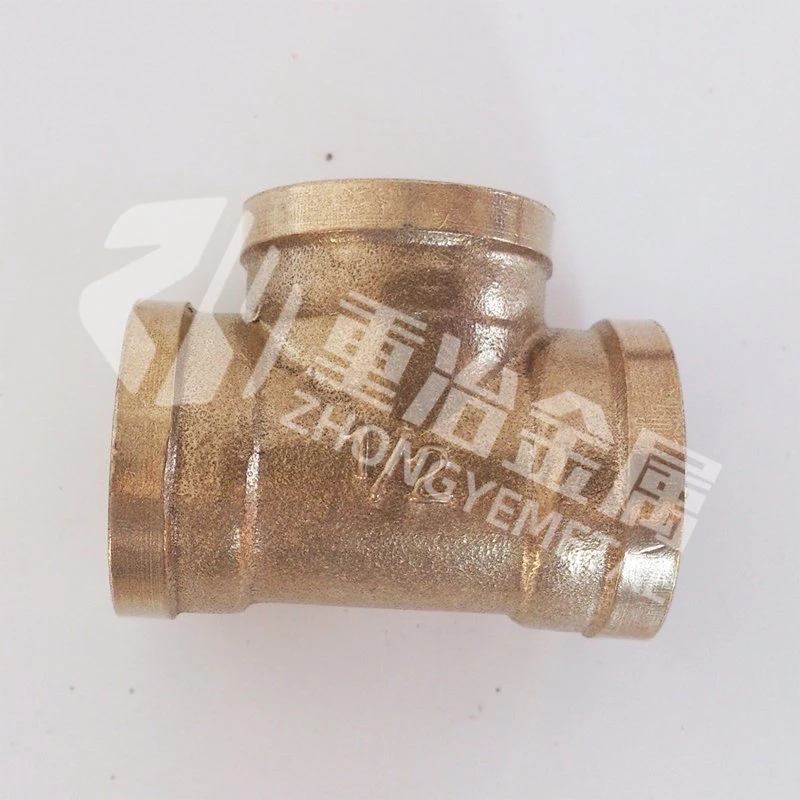 Fast Heat Dissipation Sterilization H68 ASTM/C26200 JIS/C2680 Copper Three-Way Pipe Fittings