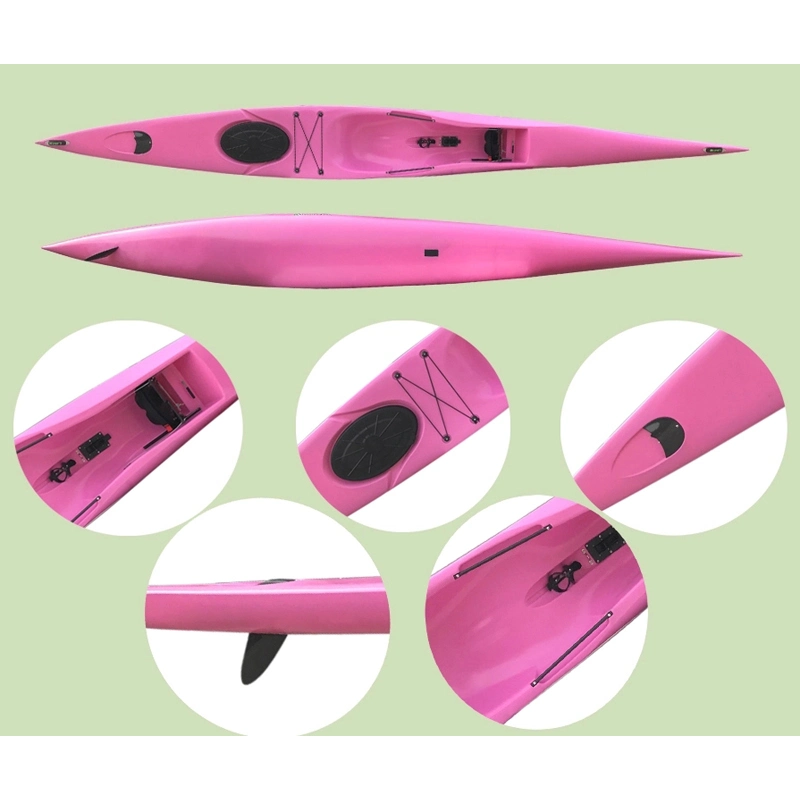 Hot Sale Plastic Kayak 505cm Length with CE Approved for Surf Ski