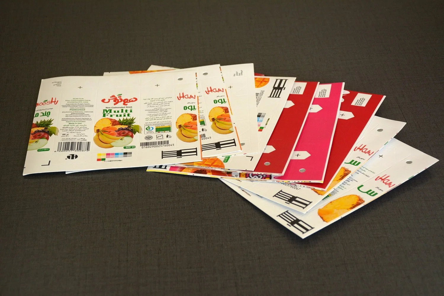 Milchverpackung Aseptische Papier Karton Material Flexo Druck