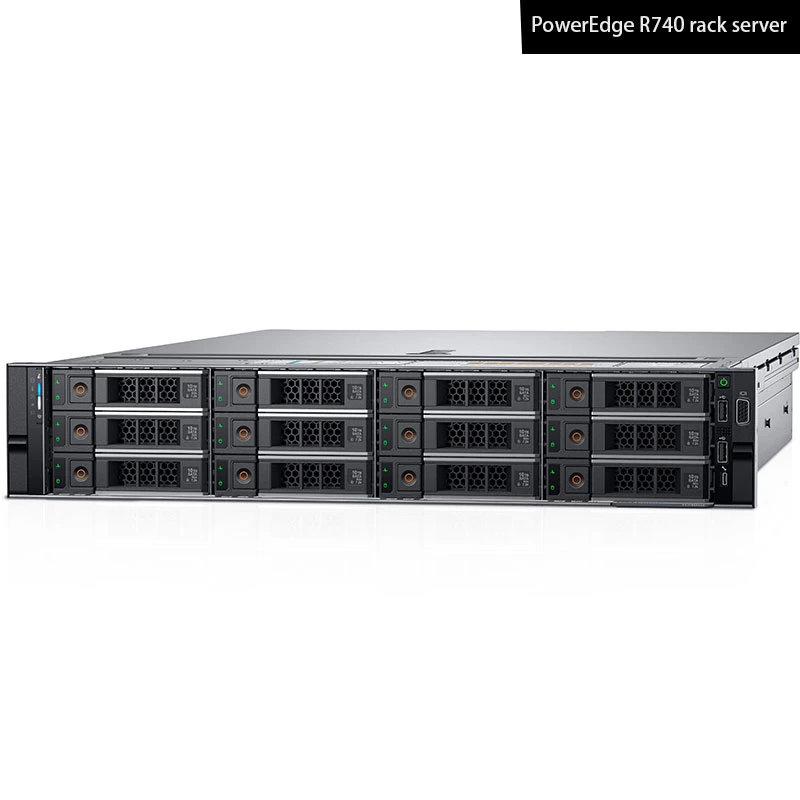 Kosteneffektiver R740 2U Rack-Server EMC PowerEdge-Servercomputer Hardware