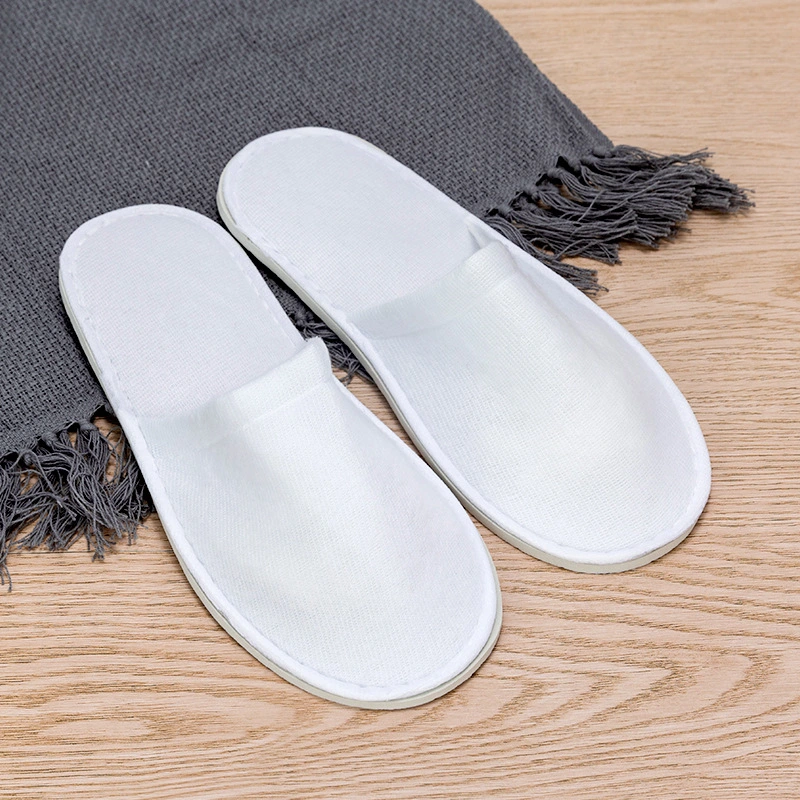 Hotel Disposable Slippers for Hotel Room Non-Woven Slippers Travel Home Indoor Daily Necessities