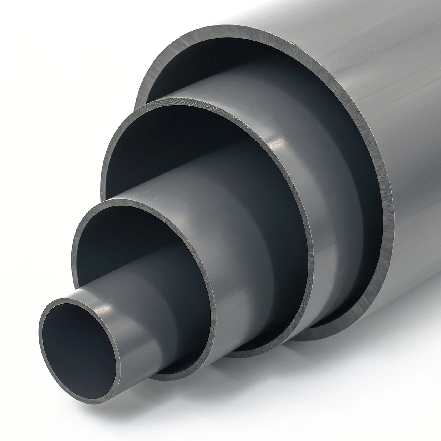 DN20mm DN25mm DN32mm DN40mm DN90mm Pn6/Pn8/Pn10/Pn16 Plastic Grey Color PVC UPVC MPVC Pipe for Construction/Electric/Chemical/ISO Certificates