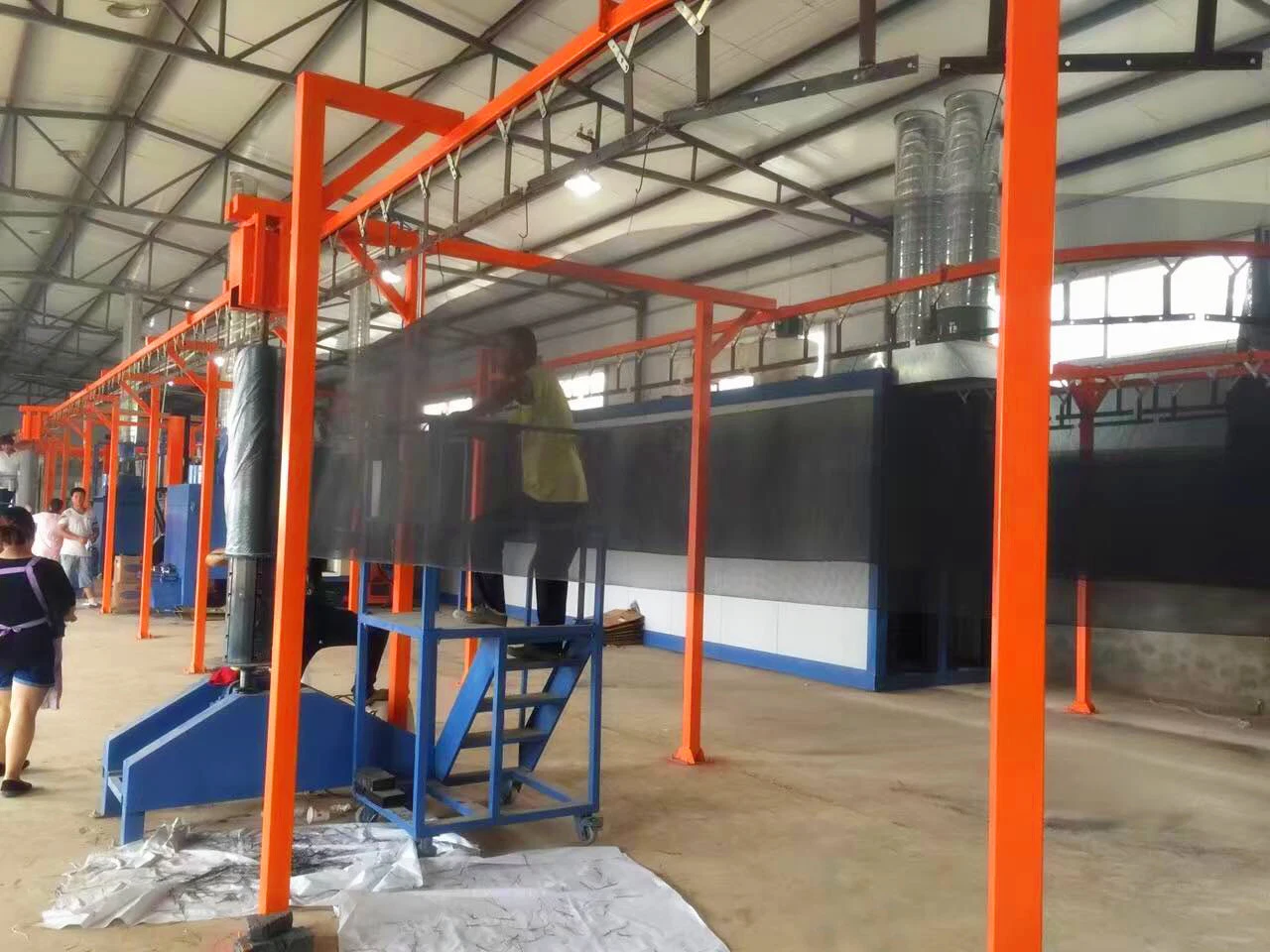 Steel Profile Iron Powder Coating Equipment for Sale Factory Price