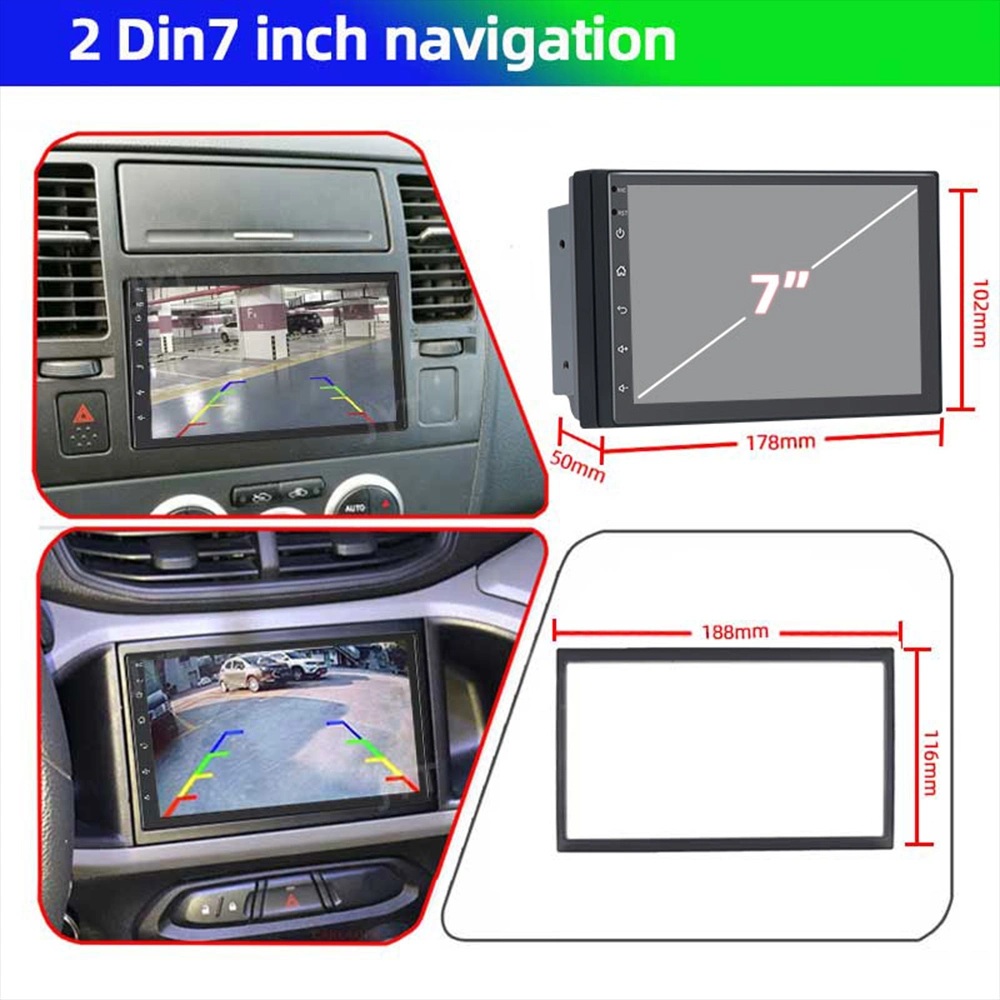 سيارة DVD 7 بوصة، راديو سيارات عالمي 2 DIN، نظام تحديد المواقع العالمي، Android نظام الملاحة GPS لمشغل DVD للسيارة 2DIN