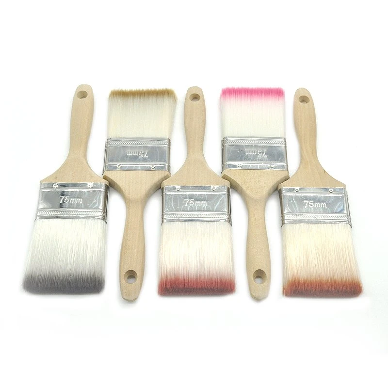 MSN Dual Colored Synthetic Filament Wooden Handle Paint Brush