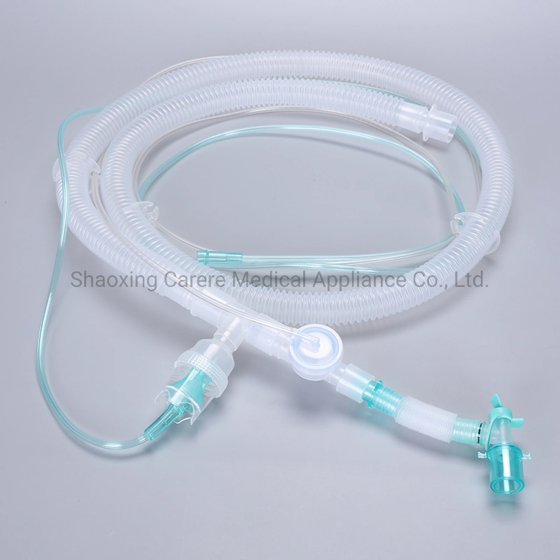 Medical Supply Hospital Equipment Disposable Anesthesia Ventilator Breathing Circuit with Nebulizer Water Trape Exhalation Valve Nebulizerline Medical Equipment