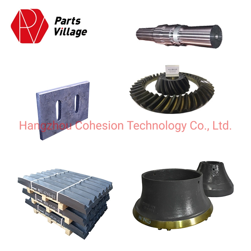 High quality casting parts suit for metso for jaw crusher and cone crusher impact crusher