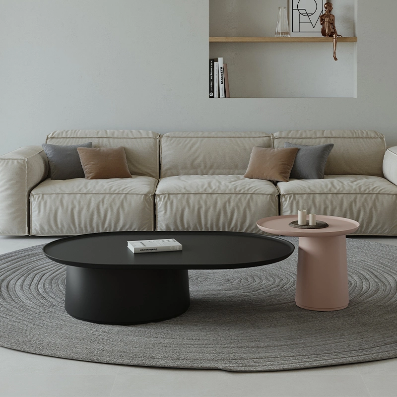 Top Popular Modern White Coffee Table for Sale Living Room Furniture Nordic Round Luxury Coffee Table