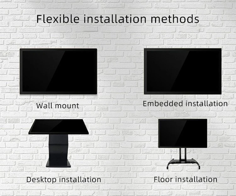 21.5inch Resistive Touch Screen Metal Frame LCD Monitor with VGA USB Input