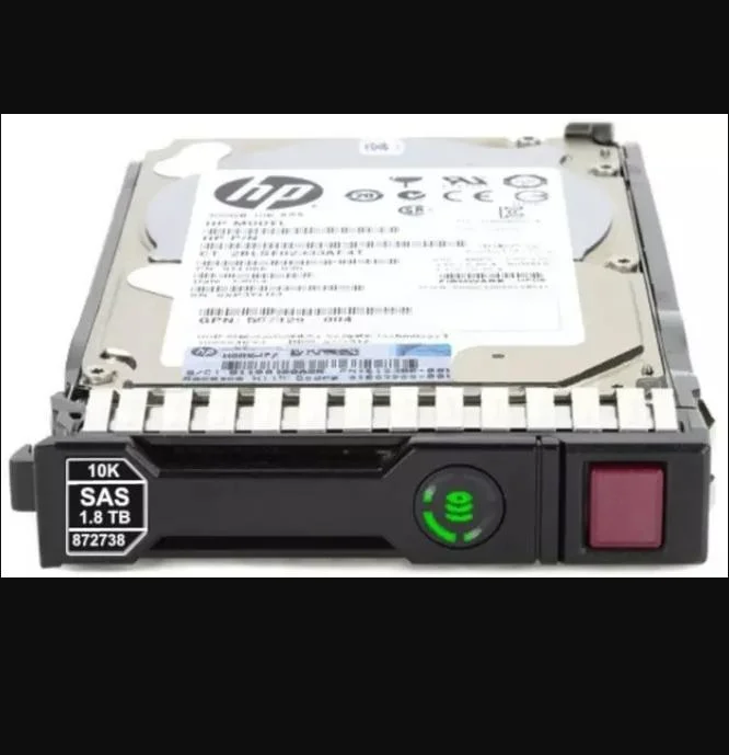 Chinese Suppliers Hpe 1.8tb Sas 10K Sff Sc 512e Ds HDD 12g Enterprise 10 K Sff (2.5 In) HDD