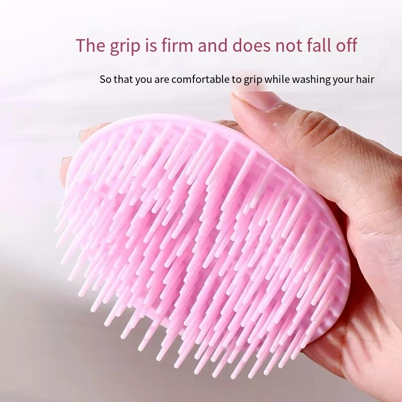 Silicone Shampoo Brush Massage Comb Household Shampoo Artifact