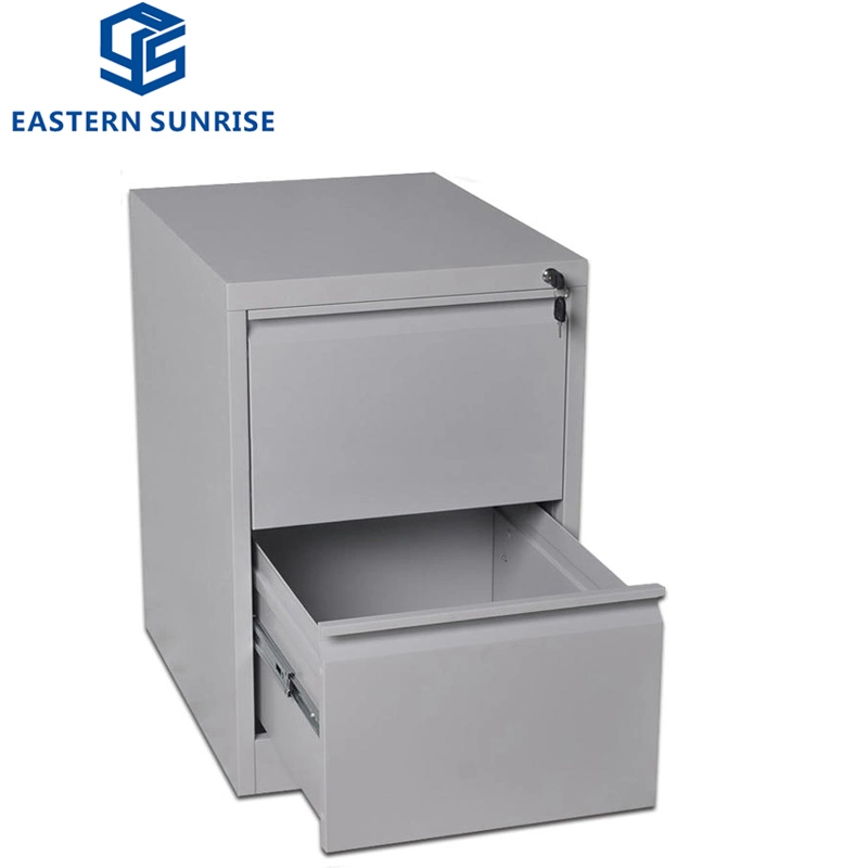 Steel Office Furniture Metal Bulk Colored Lateral 2 Drawers File Cabinet