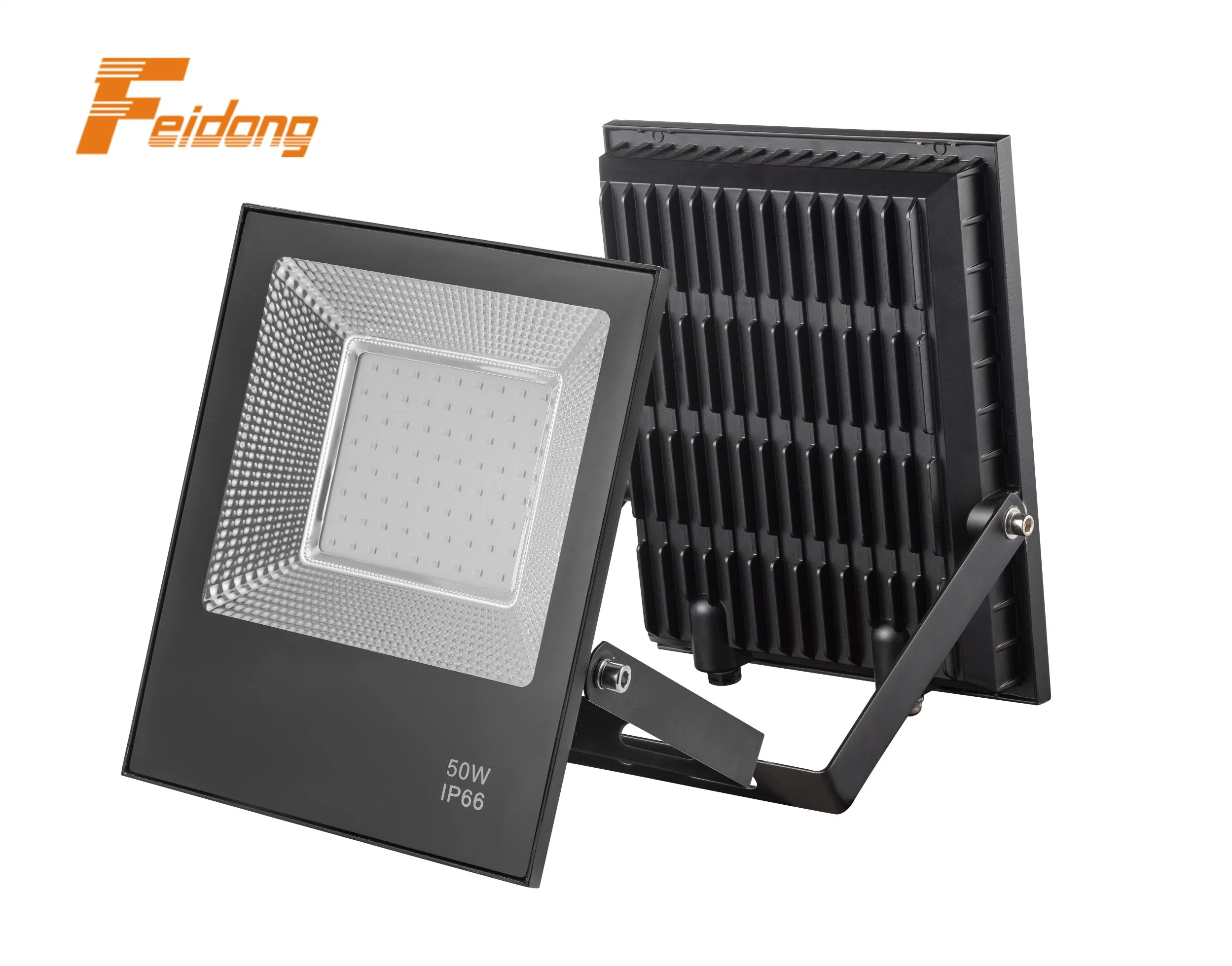 RGB LED Flood Light 10W-200W 100-265VAC Black White Grey Housing Color