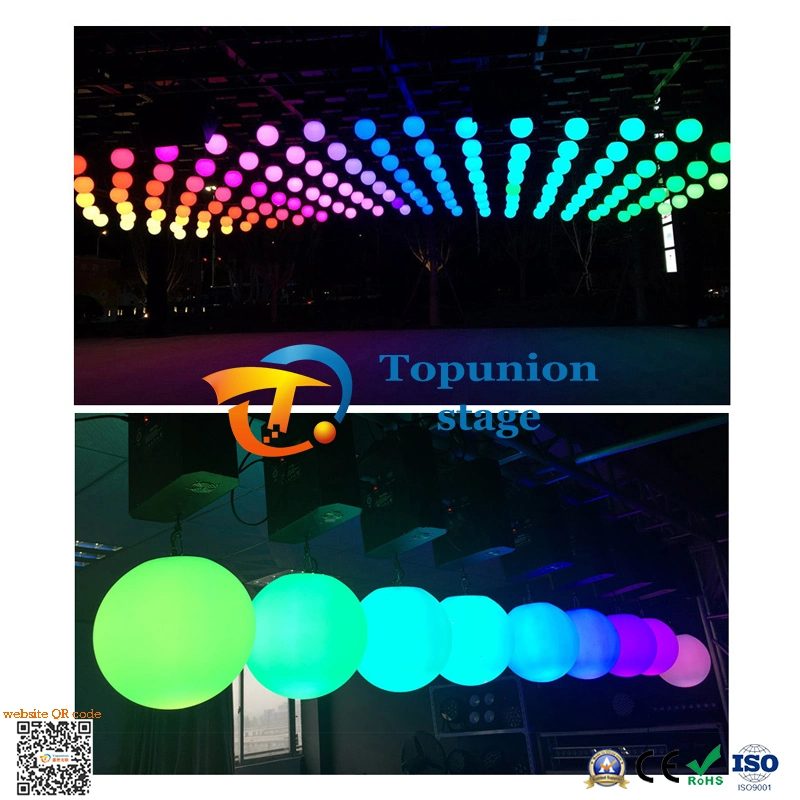 Professional Dazzling Colors Stage Lights CNC Suspended Emitting Kinetic Sphere Balls