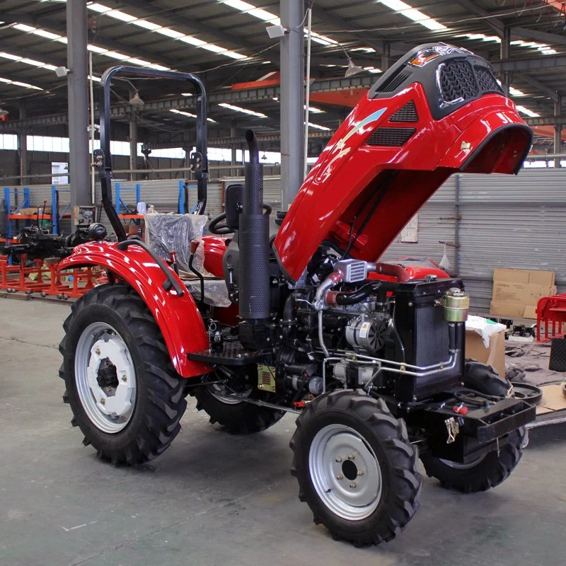 Джерри 60HP 70 л.с. Садовый колесный трактор для сельскохозяйственных тракторов 80HP Тракторы