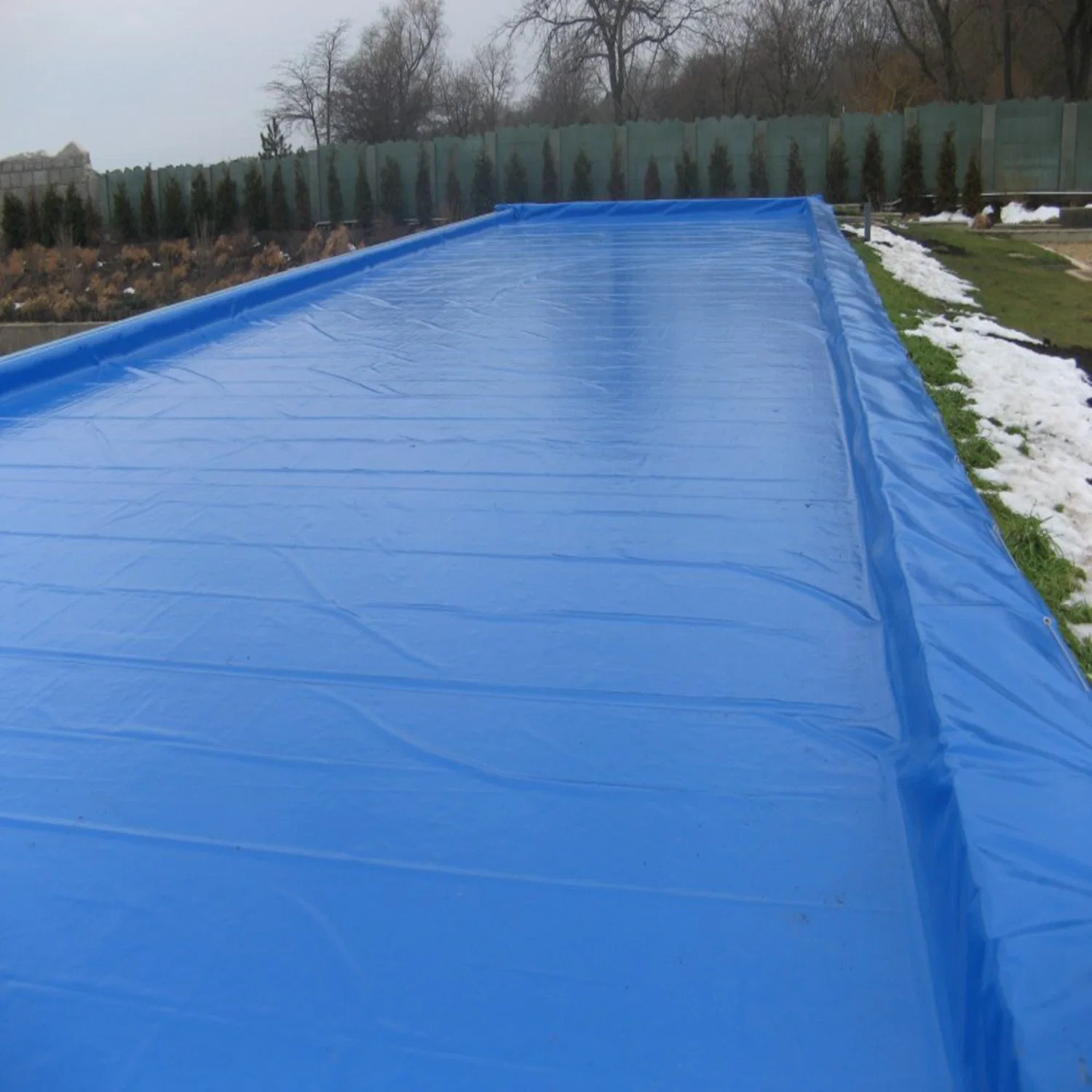 0.9mm Water Ripple PVC Tarpaulin for Swimming Pool Liner