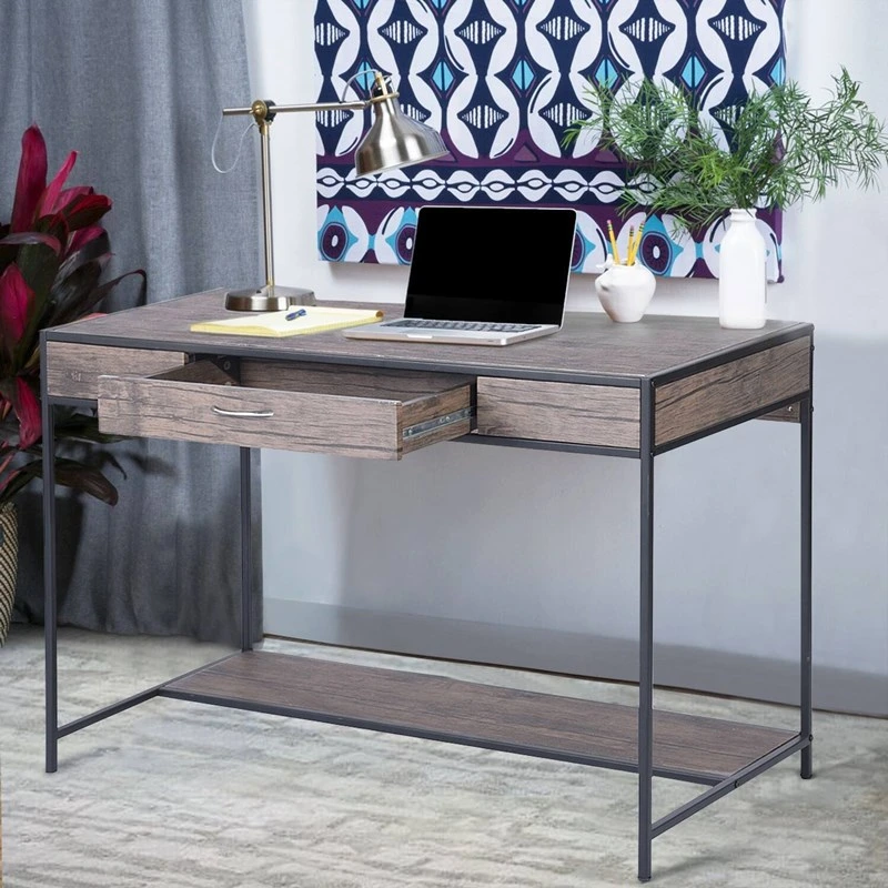 Carbon Loft Searz Rustic 1-Drawer Computer Writing Desk