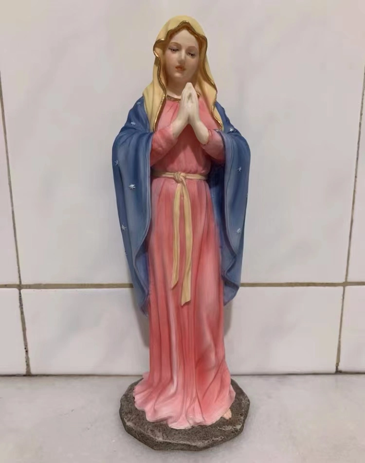 OEM Factory Customized Religious Statue Polyresin Religious Arts Sacred Heart of Jesus Polyresin Religious Items Resin Religious Gifts Manufacturer in China