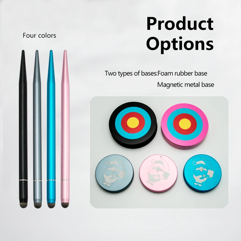 Factory Wholesale/Supplier Promotional Gift Metal Stylus Pen with Foam Rubber Base Ballpoint Function