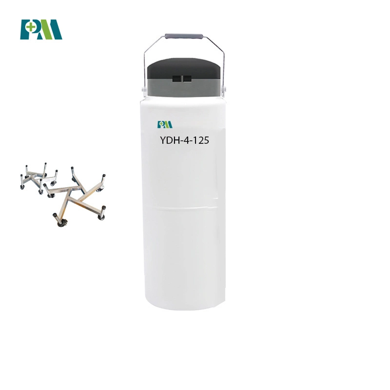 Promed 4L Capacity Medical Grade Dry Shippers Nitrogen Tank for Deep Cryogenic Sample Transport and Storage