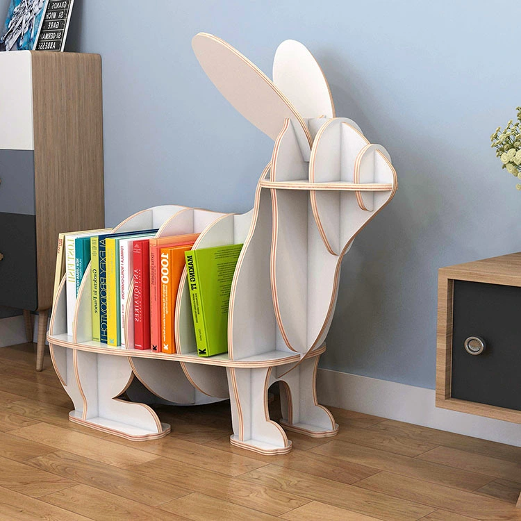 Holz Tier Stil Frei Stehende Display Rack Home Office Kids Schlafzimmer Möbel Sets