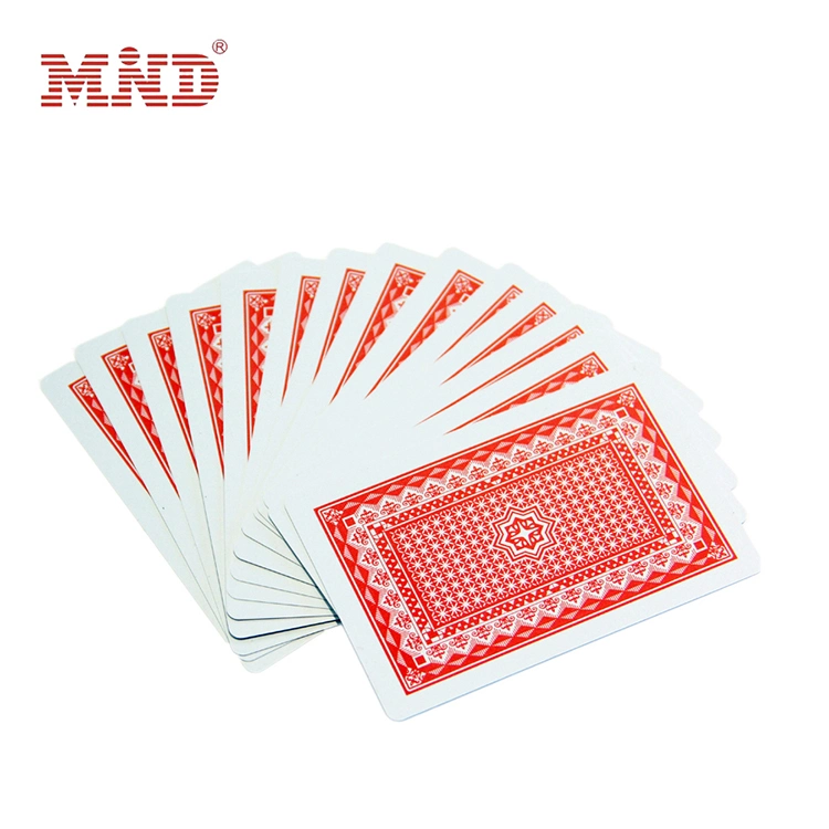 Custom Logo Printing Picture Game PVC Materials Playing Paper Poker Cards