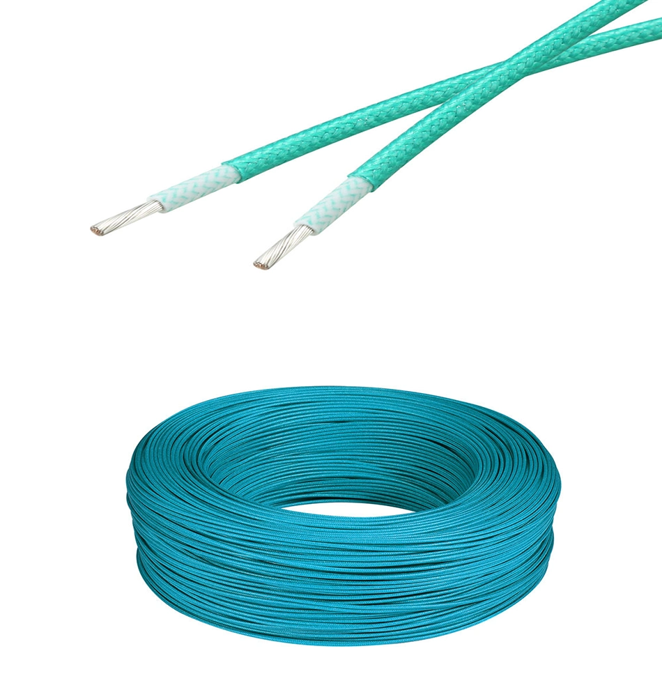 Electrical Wire Rated 200c 600VAC High Voltage High Temperature Style UL3074 Silicone Fiberglass Braid Wir