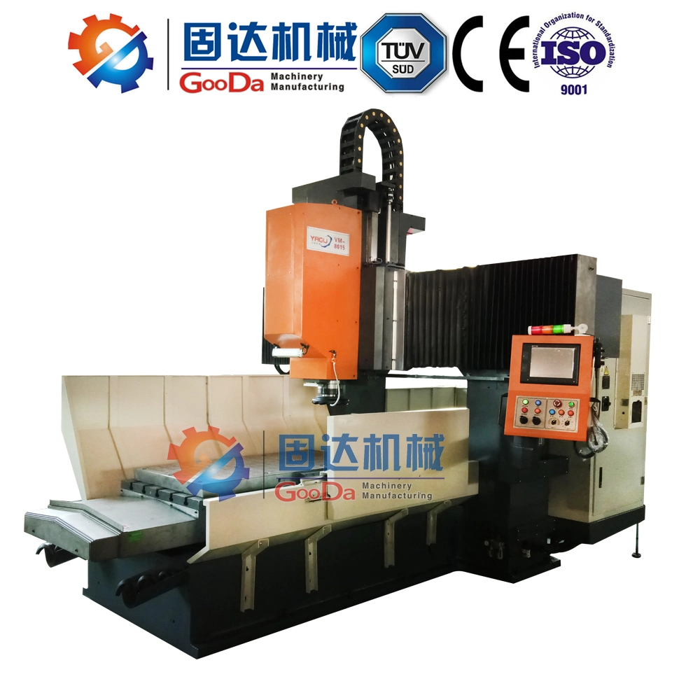 RoHS Approved High-End CNC Tools Gooda Manufacturer Price Surface Vertical Milling Machine Planer Type Metalworking Machinery Vm-8015nc