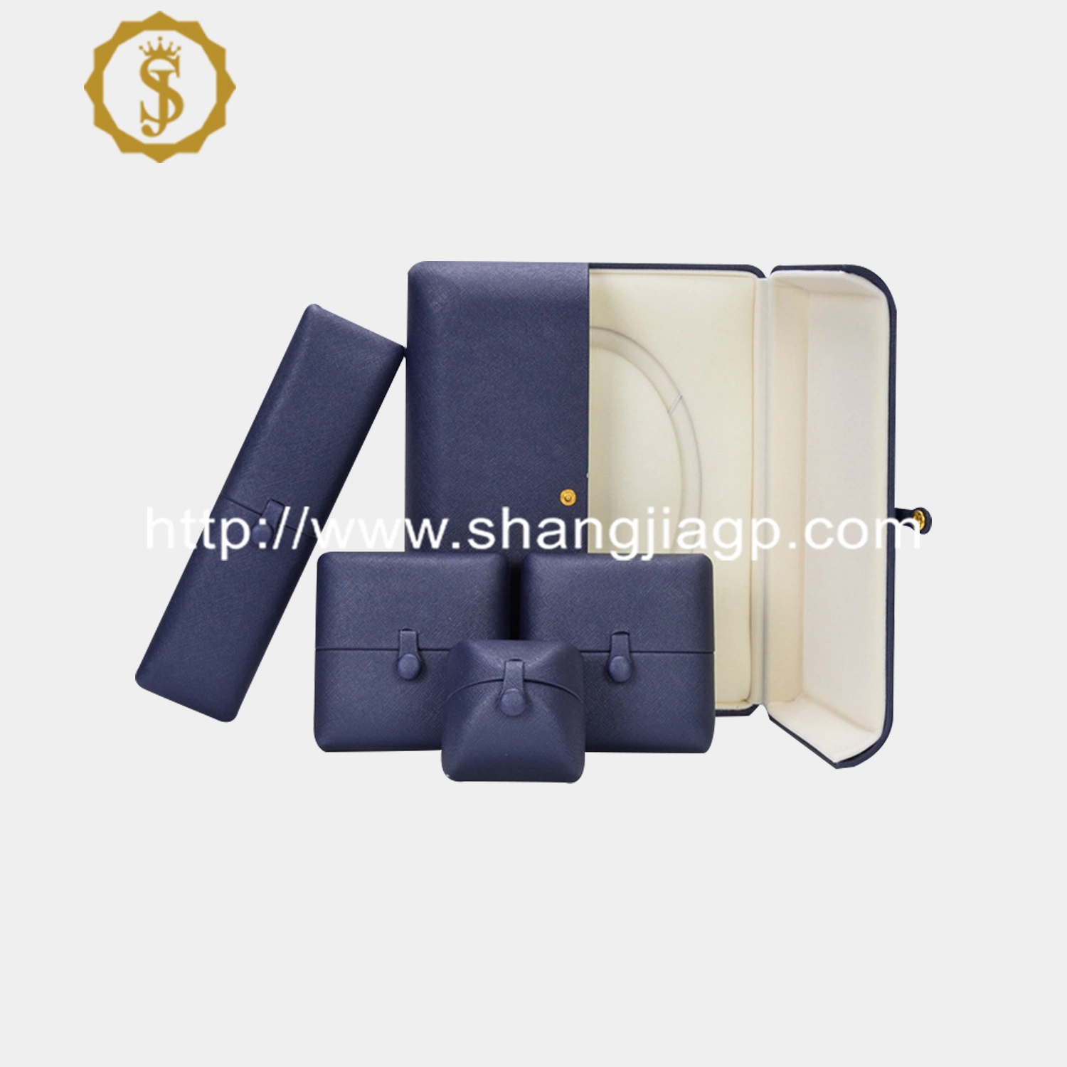 2022 New Arrival Double Open Jewelry Packaging Leather Box