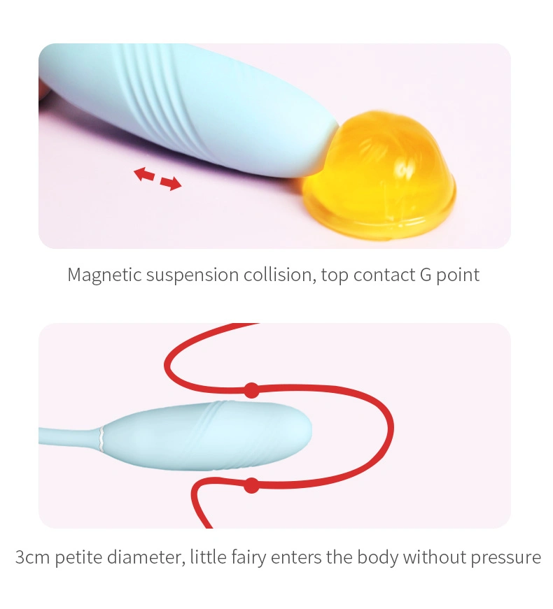 Famale Sey Toys Vibrating Massage G Spot Orgasm Stimulator Jump Egg Vibrator for Couple