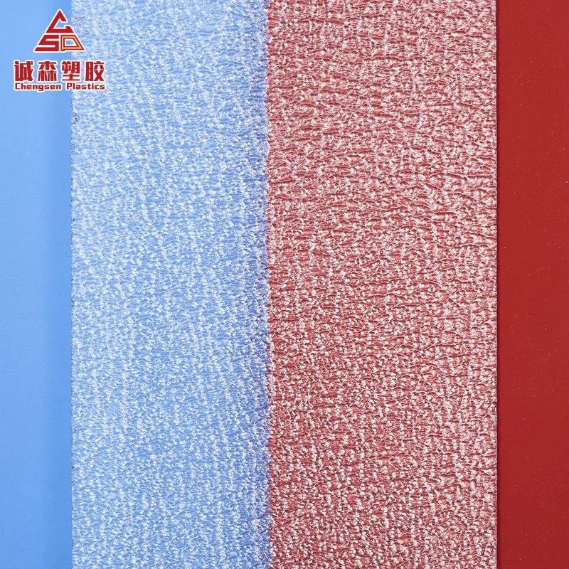 Swimming Pool Diamond PC Embossed Sheet Solid Polycarbonate Abrasive Sheet