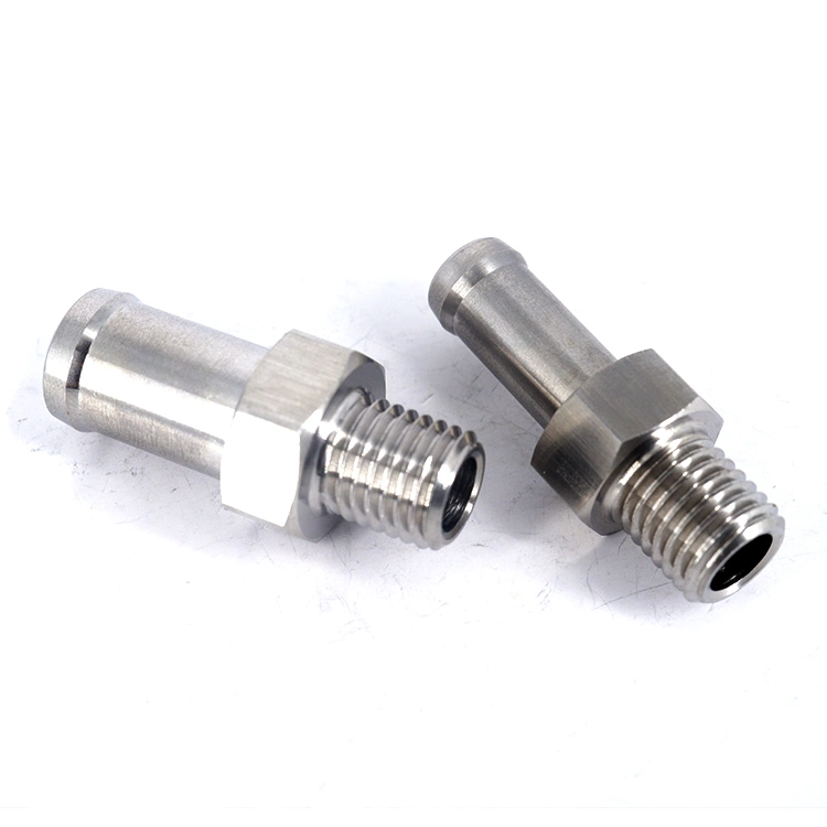 Made in China Machine Car Spare Part Custom High quality/High cost performance  CNC Machining Parts Stainless Steel Aluminum Titanium Bolt Pipe Fittings Threaded Joint Accessories