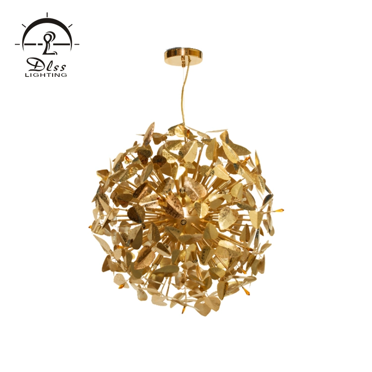 Цены от современных декоративных внутренних дел лампа подвески Gold Crystal LED люстра лампа