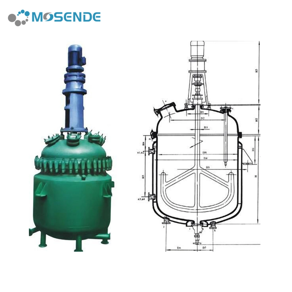 200L Batch Tank Chemical Biological Pressure Vessel Photochemical Reactor