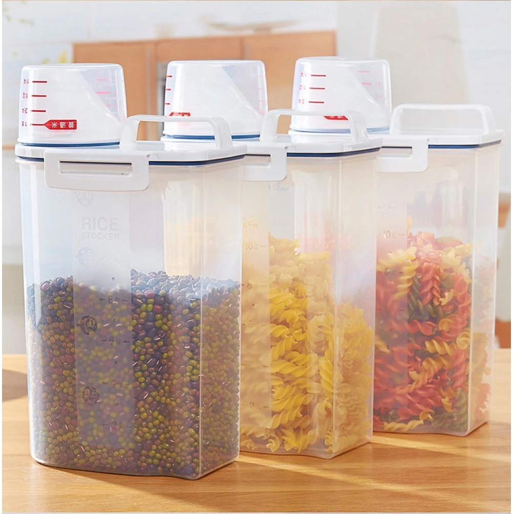 Wholesale/Supplier Japanese Plastic Portable Small Rice Barrel Sealed Moisture-Proof Rice Storage Box